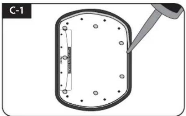 Selfsat Snipe Platinum - Silikon auftragen zwischen Montageplatte und abdeckband - 1