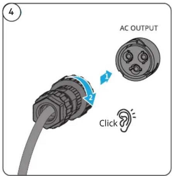 4 AC OUTPUT 1 2 Click
