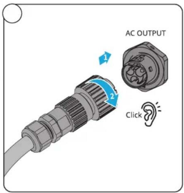 AC OUTPUT 1 2 Click