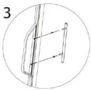 CASO WineComfort 24 - The handle installing - 3