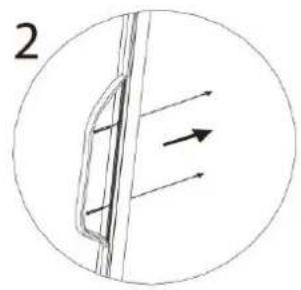 CASO WineComfort 24 - The handle installing - 2