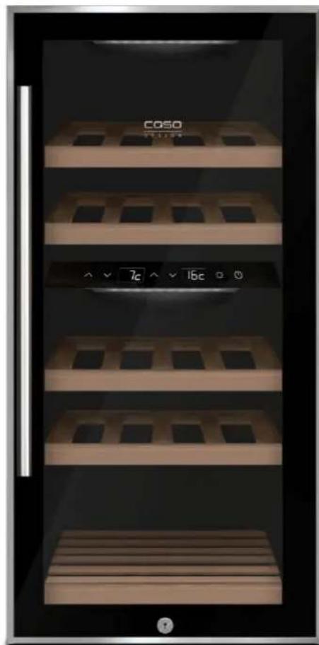 CASO WineComfort 24 - Original bruksanvisning WineComfort 24 black (644) - 1
