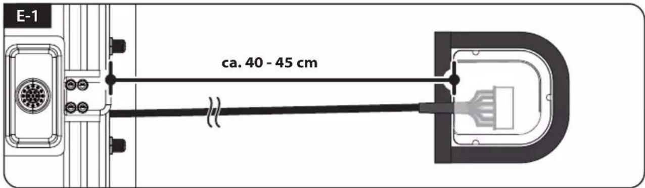 E-1 ca. 40 - 45 cm