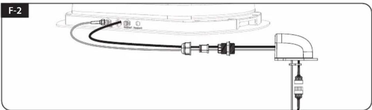 Selfsat Snipe 3R - Apply silicone between mounting plate and masking tape - 11