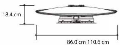 Selfsat Snipe Dish 65 - 9-1. Dimension - 3
