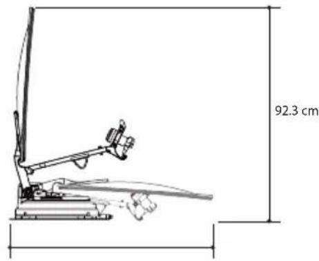 Selfsat Snipe Dish 65 - 9-1. Afmetingen - 2