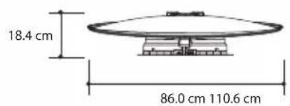 Selfsat Snipe Dish 65 - 9-1. Dimension - 3