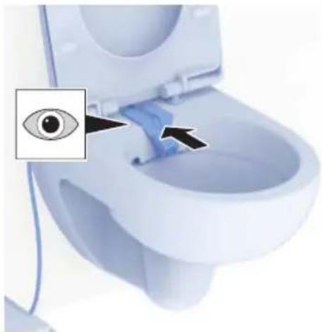 GEBERIT AquaClean Cama - Attaching the spray nozzle - 6