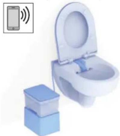 GEBERIT AquaClean Cama - Establish connection with the Geberit app - 2