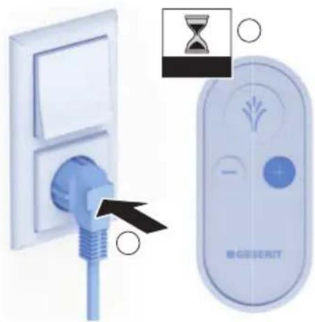GEBERIT AquaClean Cama - Establish connection with the Geberit app - 1
