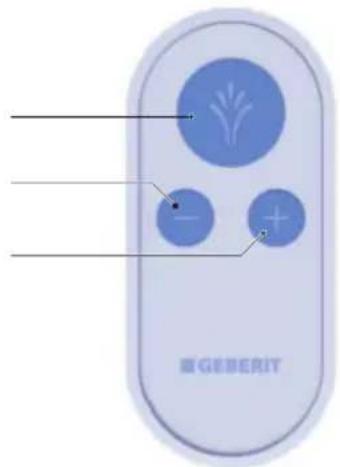 GEBERIT AquaClean Cama - Familiarise yourself with the Geberit remote control - 1