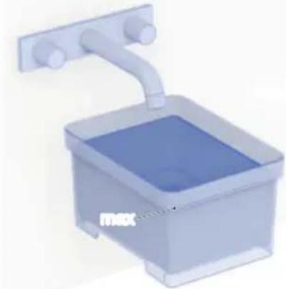 GEBERIT AquaClean Cama - Riempire completamente d'acqua il serbatoio dell'acqua. - 1