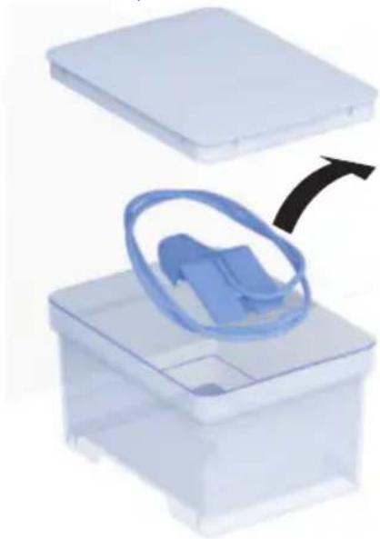 GEBERIT AquaClean Cama - Estrarre l'unità di lavaggio dal serba- toio dell'acqua. - 1