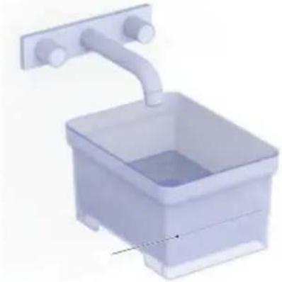 GEBERIT AquaClean Cama - Riempire il serbatoio dell'acqua per metà con acqua. - 1