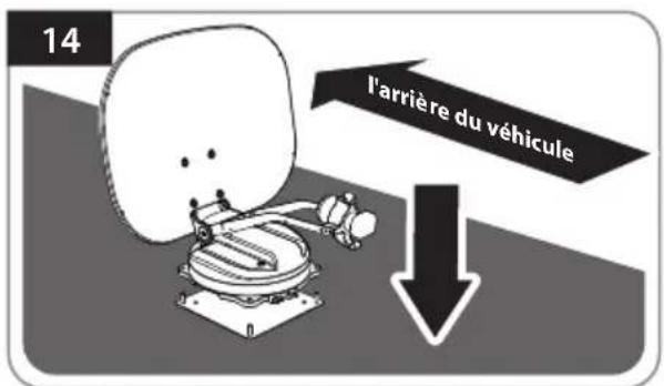 14 l'arrière du véhicule
