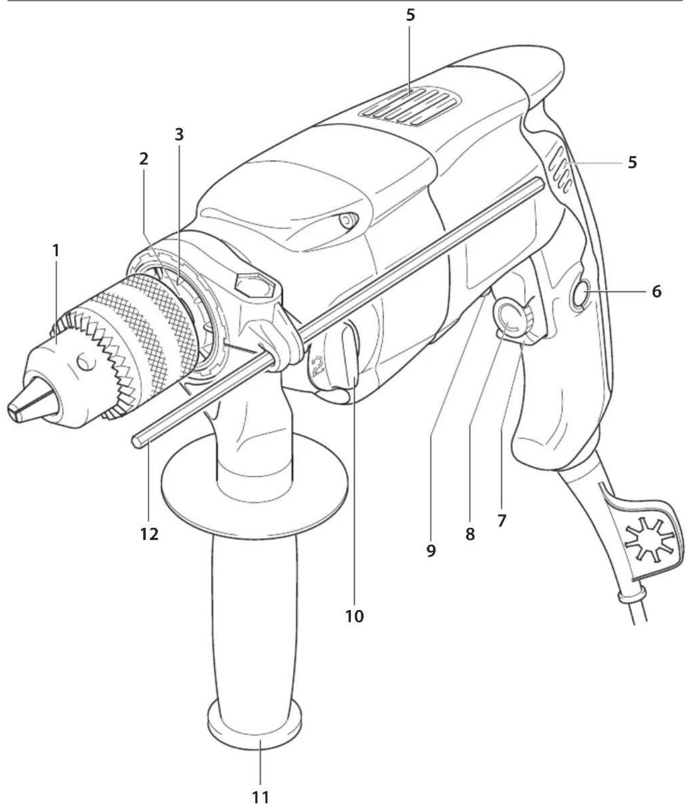 Narex EV 13 G-2A - Symbole użate w instrukcji i na maszynie - 10