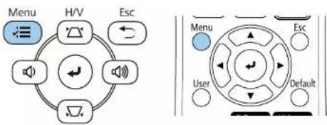 Menu H/V Esc User Default