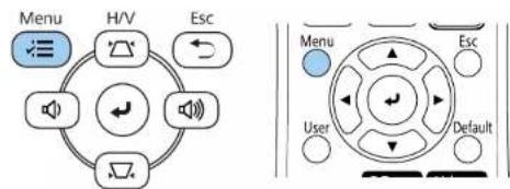 Menu H/V Esc Menu Esc User Default