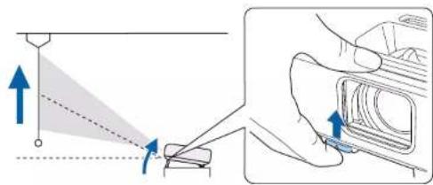 EPSON EB-L210W - Réglage de la hauteur de l'image - 1