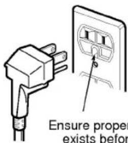 LG LMS-1221SS - GROUNDING INSTRUCTIONS - 1