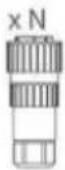 AEG AS-IC02-12000-2 - Indikatorlampor - 10