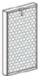 GUTFELS LR 67014 WE - Filtre catalyseur à froid/ à élimination de formaldehyde (tous les 2 mois) - 1