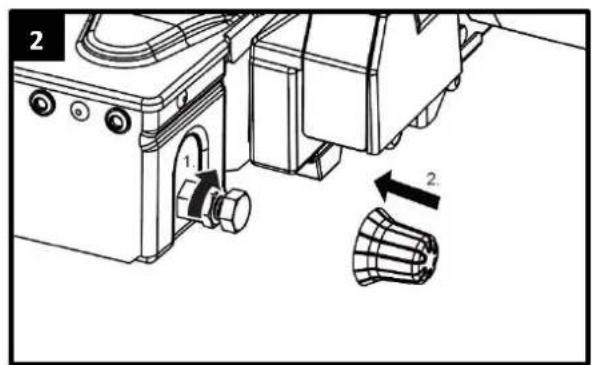 Pro-User Diamant FG2 - ADJUSTMENT OF THE QUICK CONNECTOR - 2