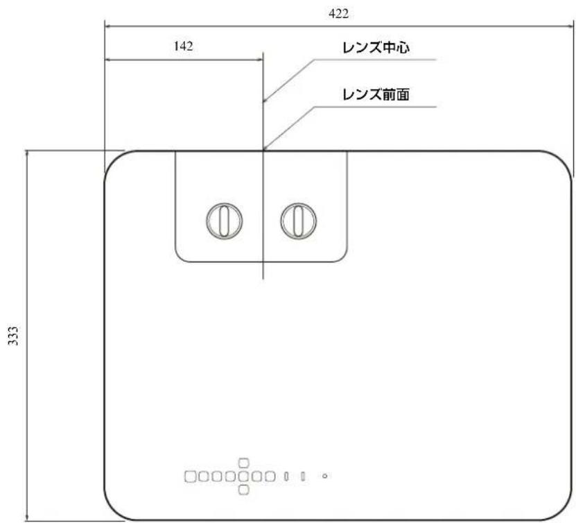 SONY VPL-PHZ61 - 寸法図 - 3