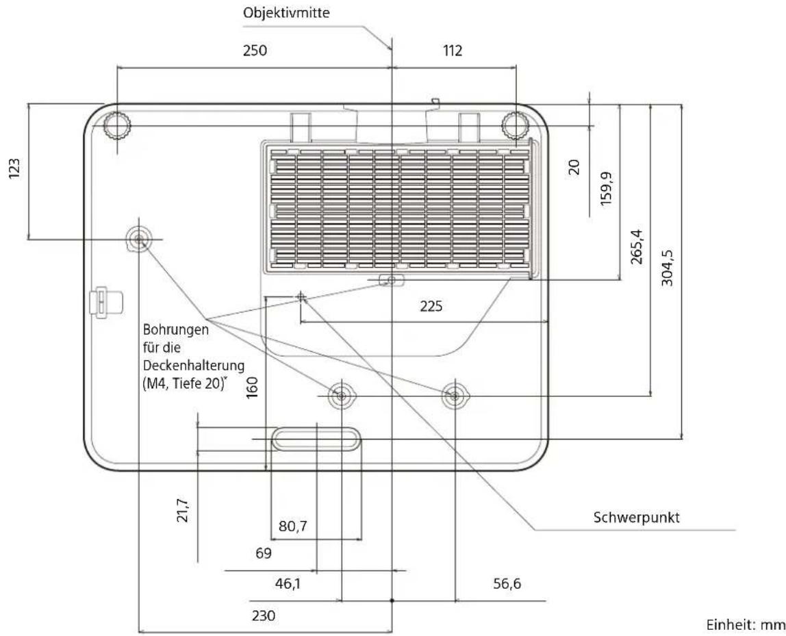 SONY VPL-PHZ61 - Abmessungen - 4