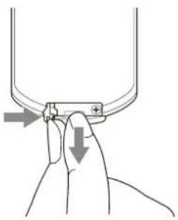 SONY VPL-PHZ61 - Installazione delle batterie - 1