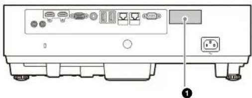 SONY VPL-PHZ61 - Información sobre la posición de las etiquetas - 2