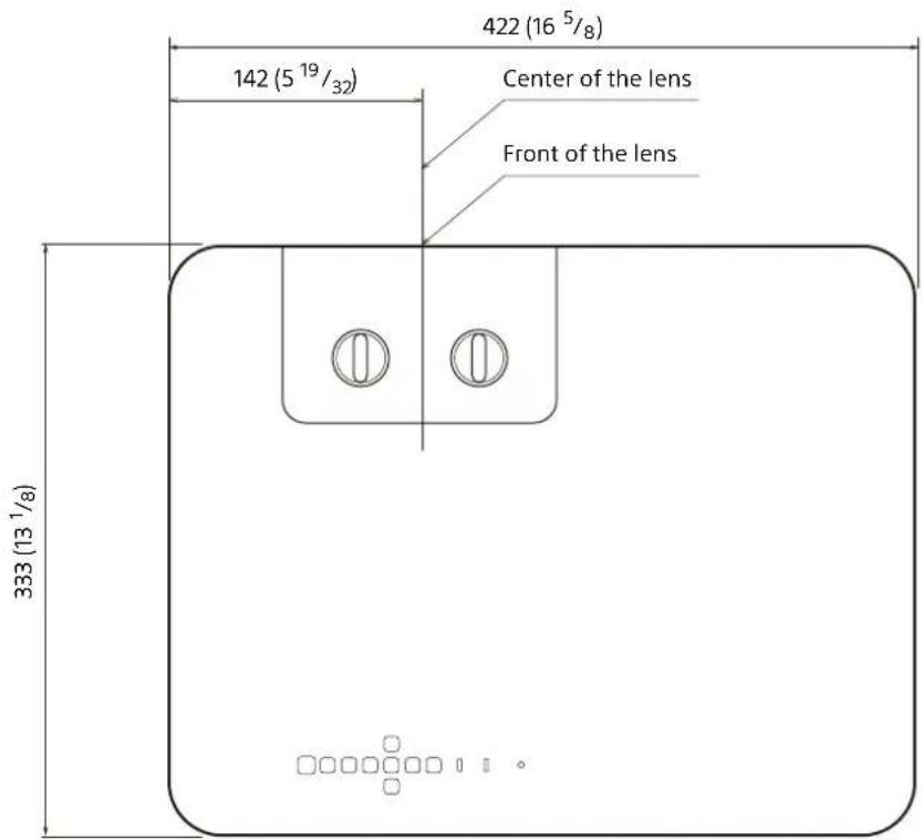 SONY VPL-PHZ61 - Dimensions - 3