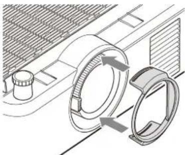 SONY VPL-PHZ61 - Installing the light shield - 2