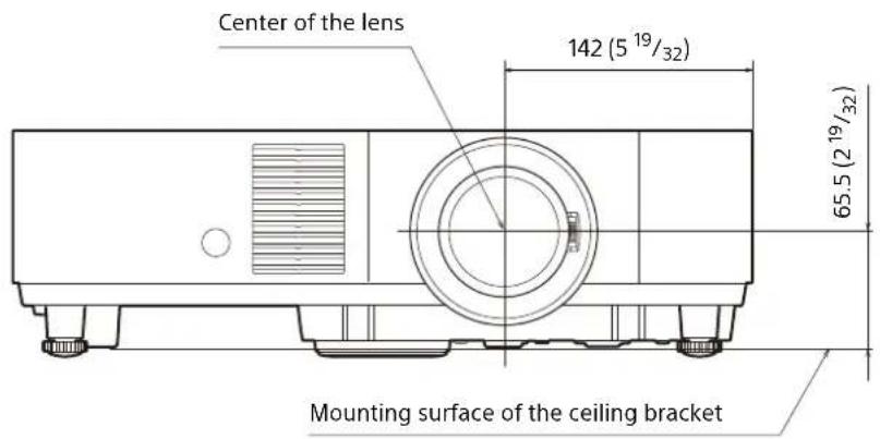 SONY VPL-PHZ61 - Dimensions - 1