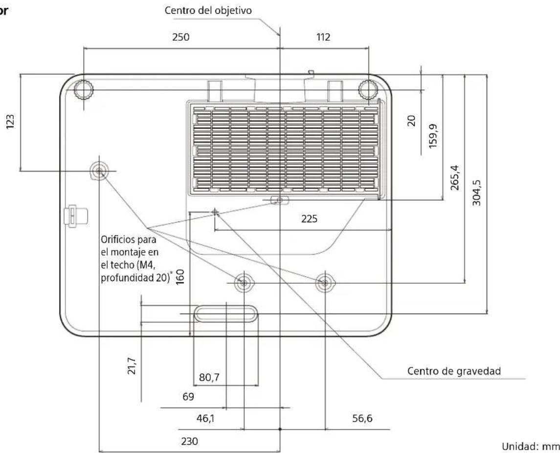 SONY VPL-PHZ61 - Dimensiones - 4