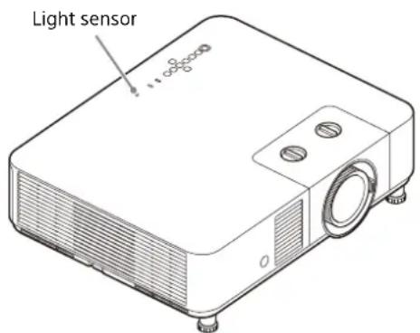 SONY VPL-PHZ61 - About the Light Sensor - 1