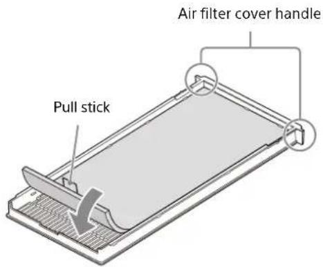SONY VPL-PHZ61 - Replacing/Discarding the Air Filter - 1