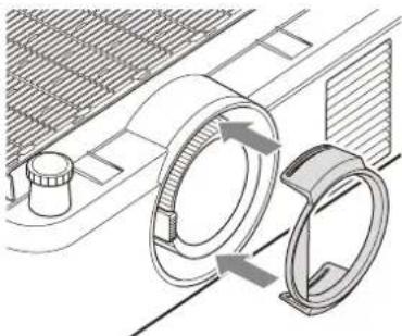 SONY VPL-PHZ61 - Installing the light shield - 1
