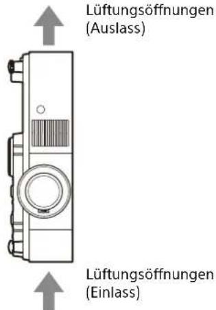 SONY VPL-PHZ61 - Vorsichtsmaßnahmen für die Installation im Hochformat - 1