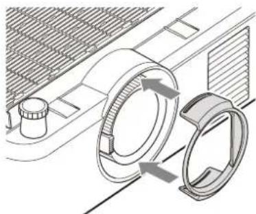 SONY VPL-PHZ61 - Anbringen des Lichtschutzes - 2