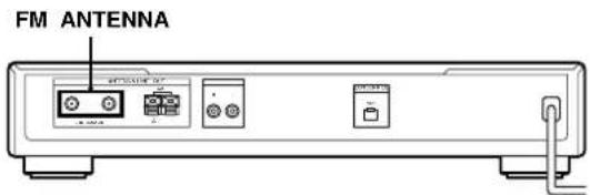 SONY ST-SB520 - Ligações da antena FM - 1