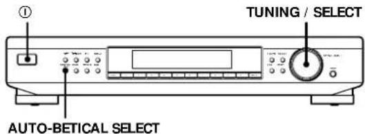 SONY ST-SB520 - M émorisation automatique des stations FM (Sélection autobétique) - 2