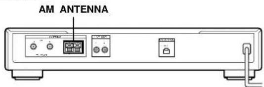 SONY ST-SB520 - Ligações da antena AM - 1