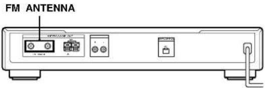 SONY ST-SB520 - Raccordement de l'antenne FM - 1