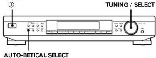 SONY ST-SB520 - Storing FM Stations Automatically (Auto-betical Select) - 2