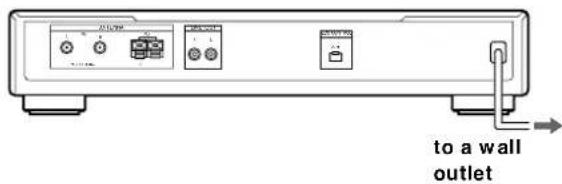 SONY ST-SB520 - Mains lead hookup - 1