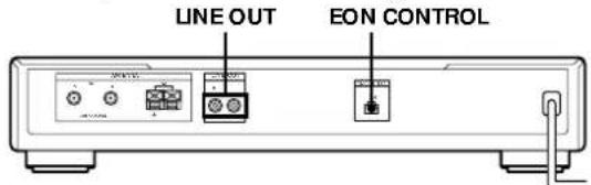 SONY ST-SB520 - Conexión a un amplificador - 1