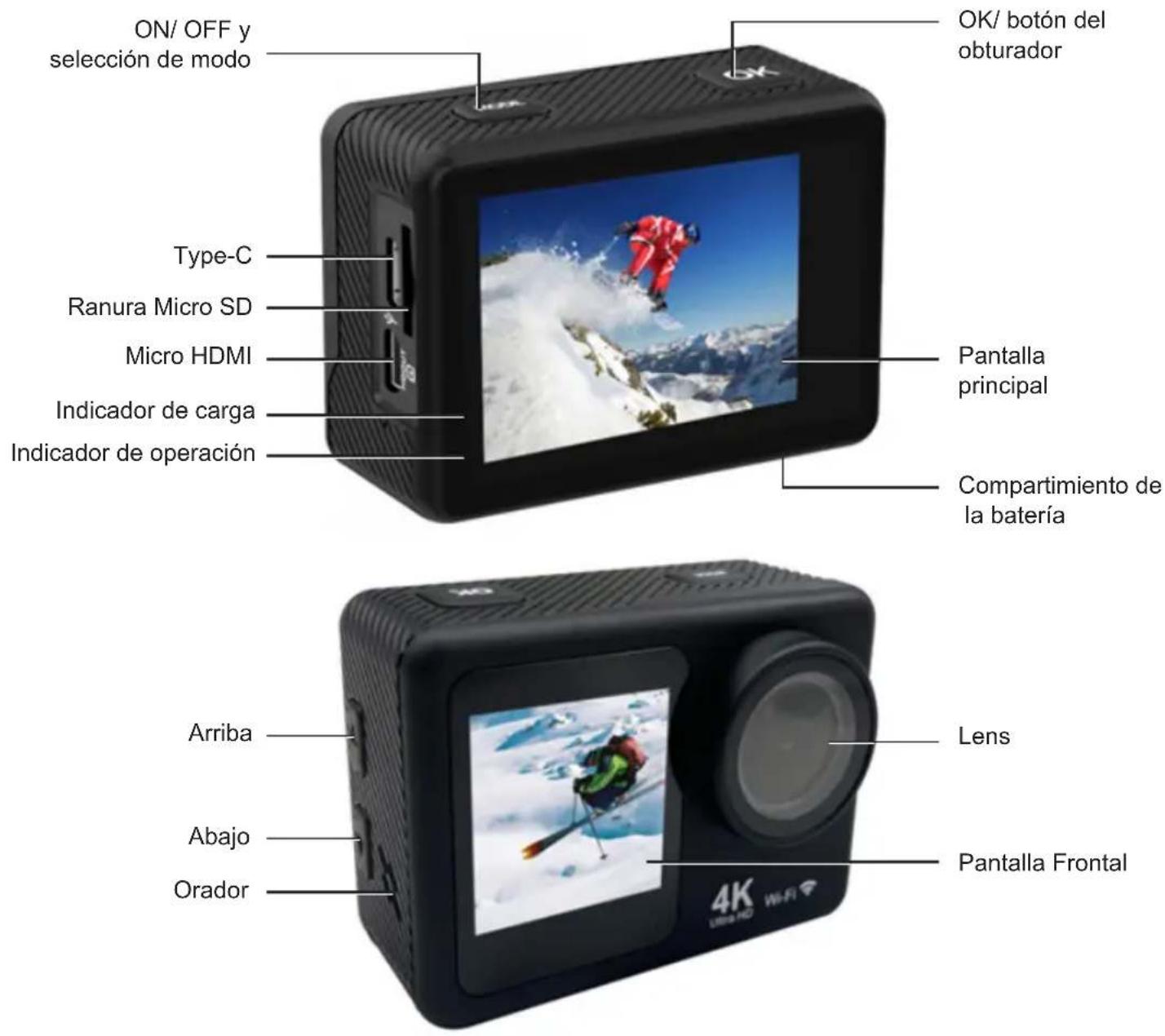 Trevi GO 2550 4K - ADVERTENCIAS Y NOTAS DE USO - 1