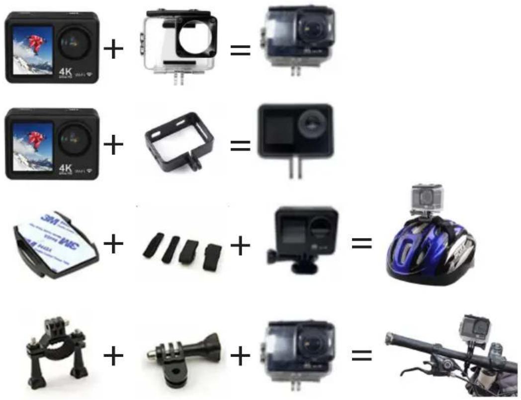 Trevi GO 2550 4K - UTILISATIONS SUGGÉRÉES DES SUPPORTS - 1