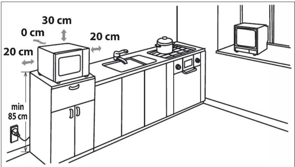 SHARP YS-MS01E-S - AUFSTELLANWEISUNGEN - 2